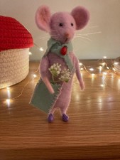 Handmade Needle Felted Lilac