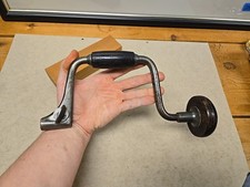 Antique John Fray No.108 Bit Brace Hand Drill Bridgeport Conn. Auger Drill 