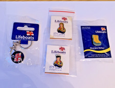ZB27:   RNLI Royal National lifeboat Institute Pin Badges & key-ring