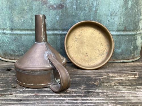 Brass wine funnel - wine, filter