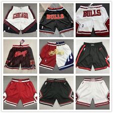 Men's Chicago Bulls Basketball Shorts Stitched