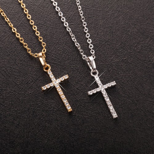 Diamante cross crucifix - diamante,