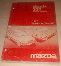 1987 Mazda 323 Workshop Manual