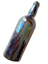 Old Wine Bottle Large Olive