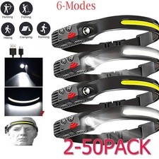 LED Head Torch Waterproof COB