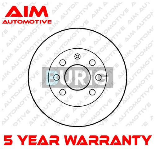 Brake disc front - front, fits