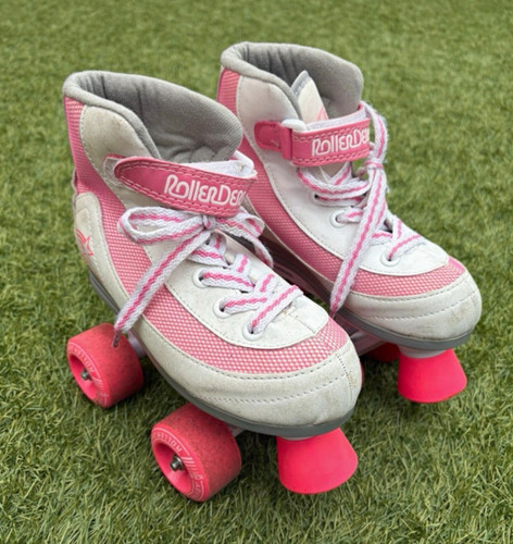 Roller derby girls pink - girls, pink/white