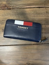 Tommy Hilfiger Navy Zipped Cardholder Purse Wallet Genuine