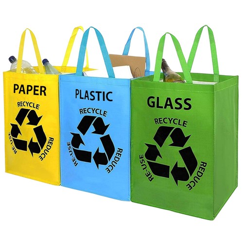 Recycling carry bags set 3 - set,