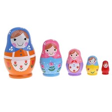 Colorful Russian Nesting Doll