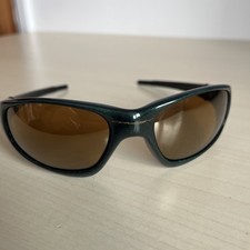 Oakley Straight Jacket Sunglasses Emerald / Gold Iridium Vintage 90s Near Mint. 