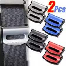 2Pcs Universal Car Seat Belt Buckle Clip Set – Anti-Slip Safety Stoppers
