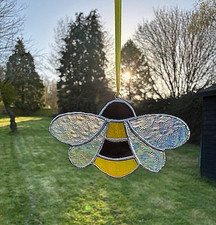 stained glass suncatcher Bee -