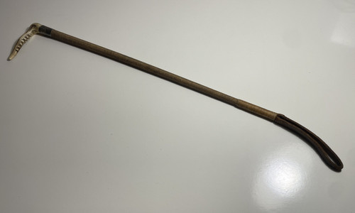 Vintage hunting crop antler - crop,