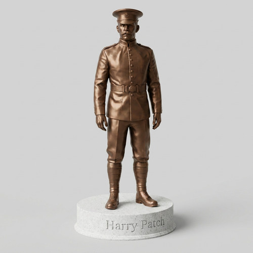 Harry patch statue - harry, statue-
