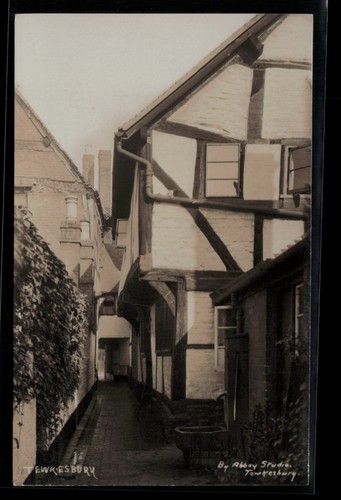 Tewkesbury lilley alley - alley, rppc