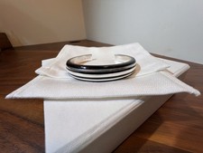 Mont Blanc Ladies Bracelet Sterling Silver and Onyx with Box