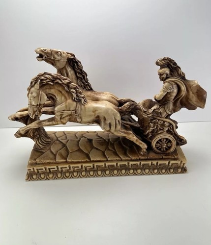 Vintage roman chariot horses - roman, &