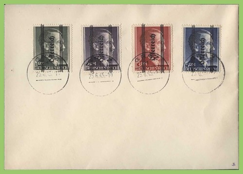 Germany 1945 hitler - 1945, overprints