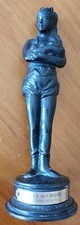 Antique Bronze Statue "Fille