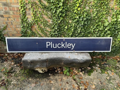 Enamel 5ft original - original, railway
