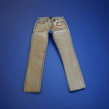 Gents 32R PS Paul Smith Designer Slim Fit Ecru Cotton Jeans BNWT