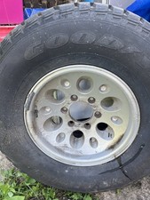 Dunlop 255 75r 15 Inch Rims 6 Stud Tyres 2 x Tyres