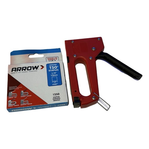Lightweight compact staple gun - staple,