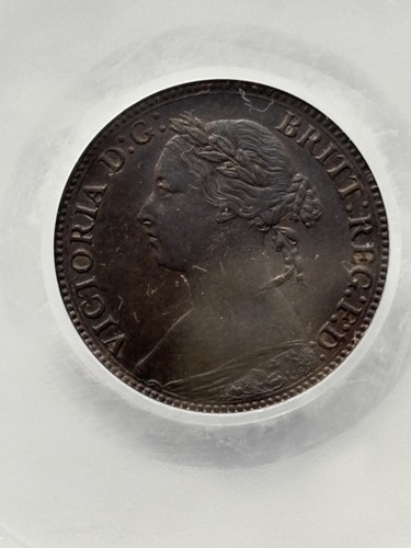 1880 farthing great britain - great,