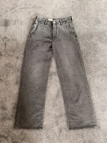Pilcro grey straight leg - grey,