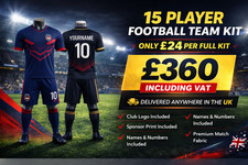 15 Player Football Kit Bundle