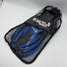 Two Bare Feet Childrens Diving Fins (F89 Blue) Size Small/medium