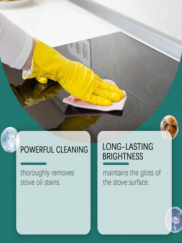 Glass stove cleaning cream - glass,