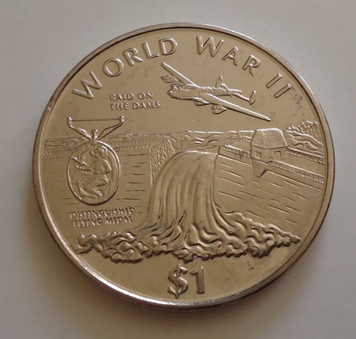 1997 liberia coin - 1997, $1