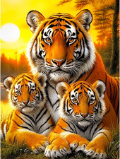 KEYIFA Tiger Paint by Numbers