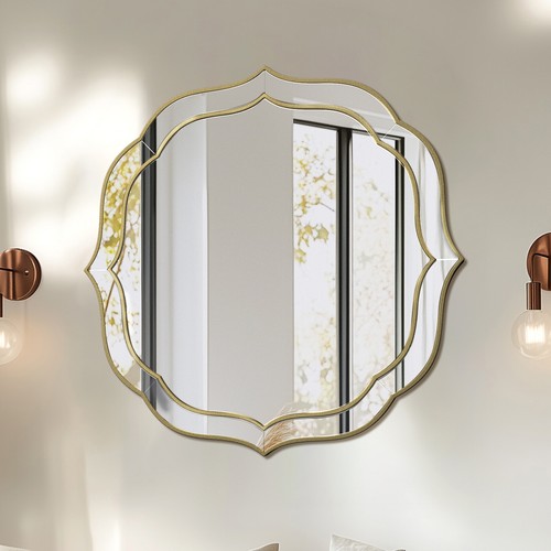 Large glass wall mirror - wall,