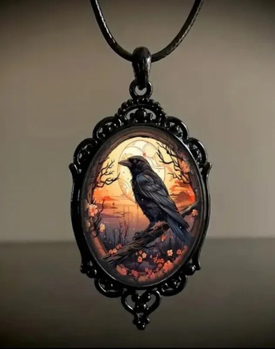 Raven wiccan goth beautiful - wiccan,
