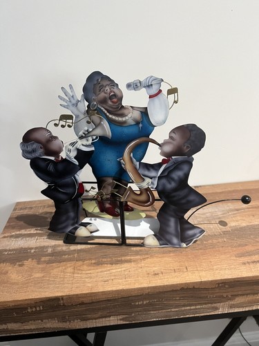 Black jazz band figures - black,