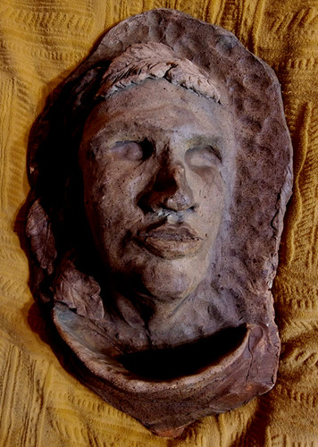 Death mask face post - face, post-mortem