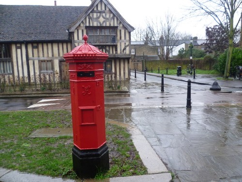 Photo victorian post box in - victorian,