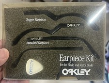 OAKLEY RAZOR BLADES CRYSTAL BLACK KIT TRIGGER ARMS,MISSING 1 STANDARD-EARPIECES