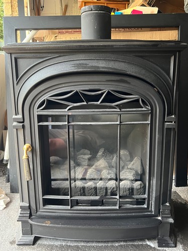 Used gas fire and - fire,