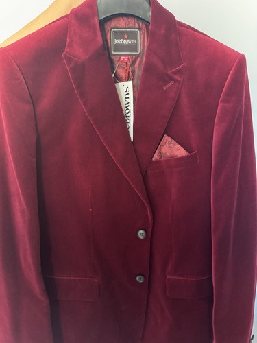 Joe browns men - red, velvet