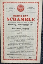 Motor cycle racing programme