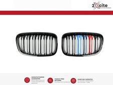BMW 1 Series F20 F21 3 & 5 Door 12-14 Pre LCI M Power Twin Bar Kidney Grills