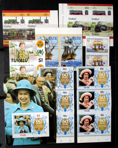 Tuvalu small collection - collection, of