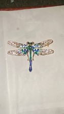 Blue/Green Enamel Crystal
