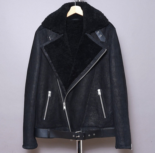 All saints shearling leather - all,