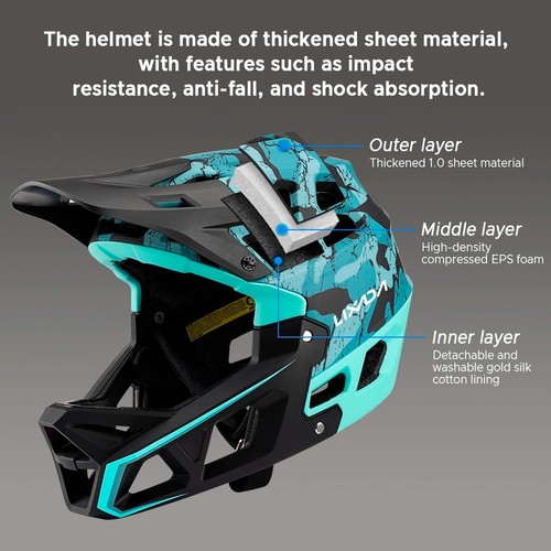 Full face mountain - face, bike