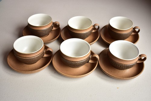 Denby cotswold cups saucers - &,